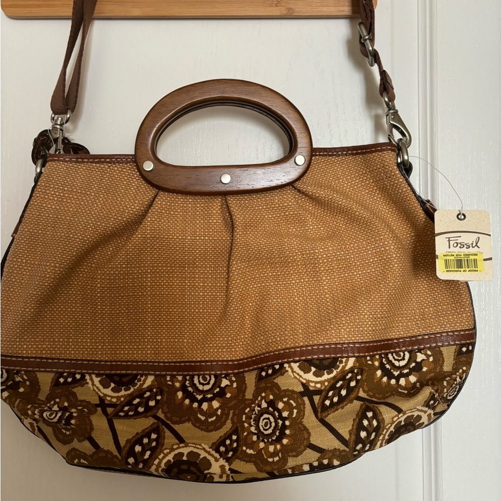 fossil beach style bag 🏖️